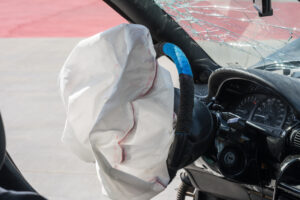 Motor Vehicle accident with airbag deployed